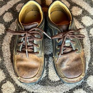 Boys, leather, Timberland dress shoes, size 11